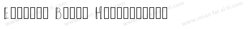 Endzone Block Heavy字体转换